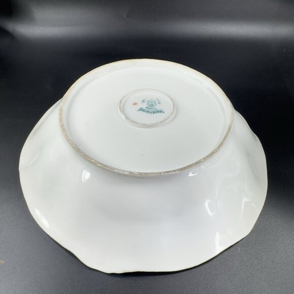 Royal Rudolstadt Prussia Porcelain Hand Painted Serving Dish Bowl Antique Marked - Picture 15 of 16